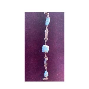 Handmade bracelet made from natural materials.